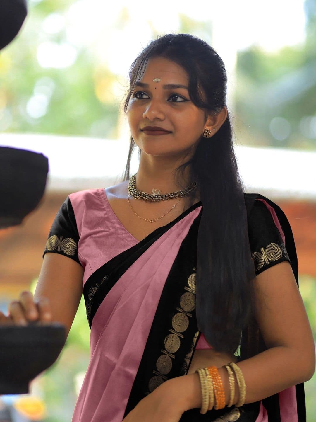 KALINI Woven Design Zari Designer Gadwal Saree thumbnail 5