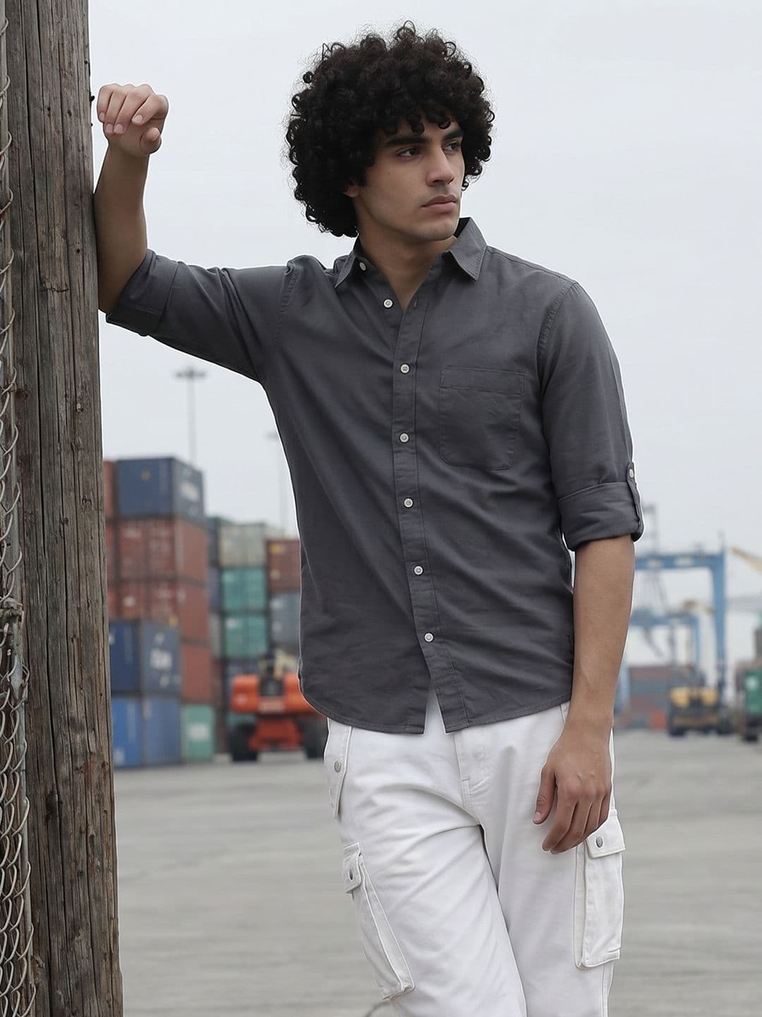 Roadster Life Co. Easy Drape Cotton Shirt thumbnail 4