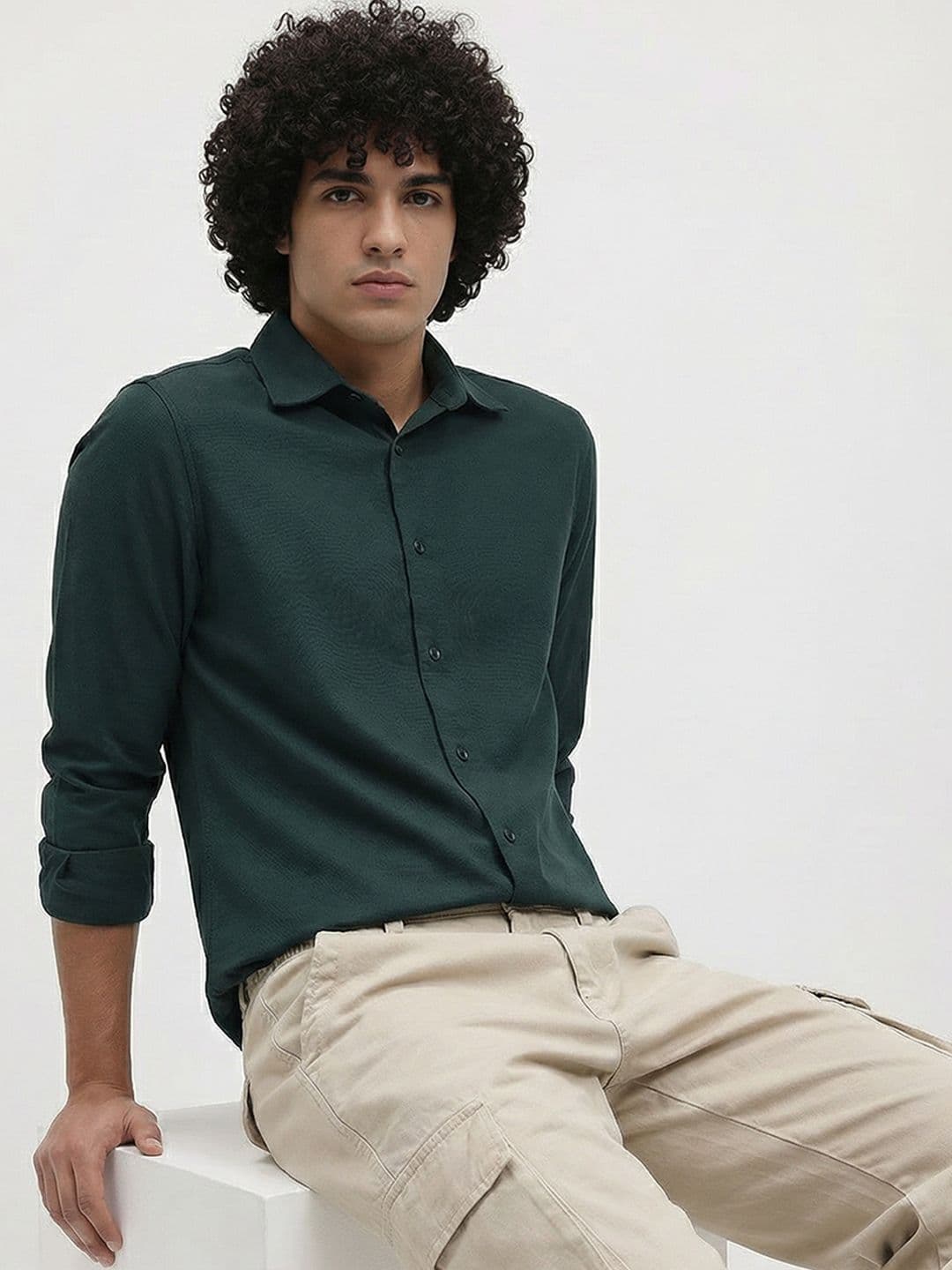 Roadster Life Co. Cotton Blend Casual Shirt - view 1