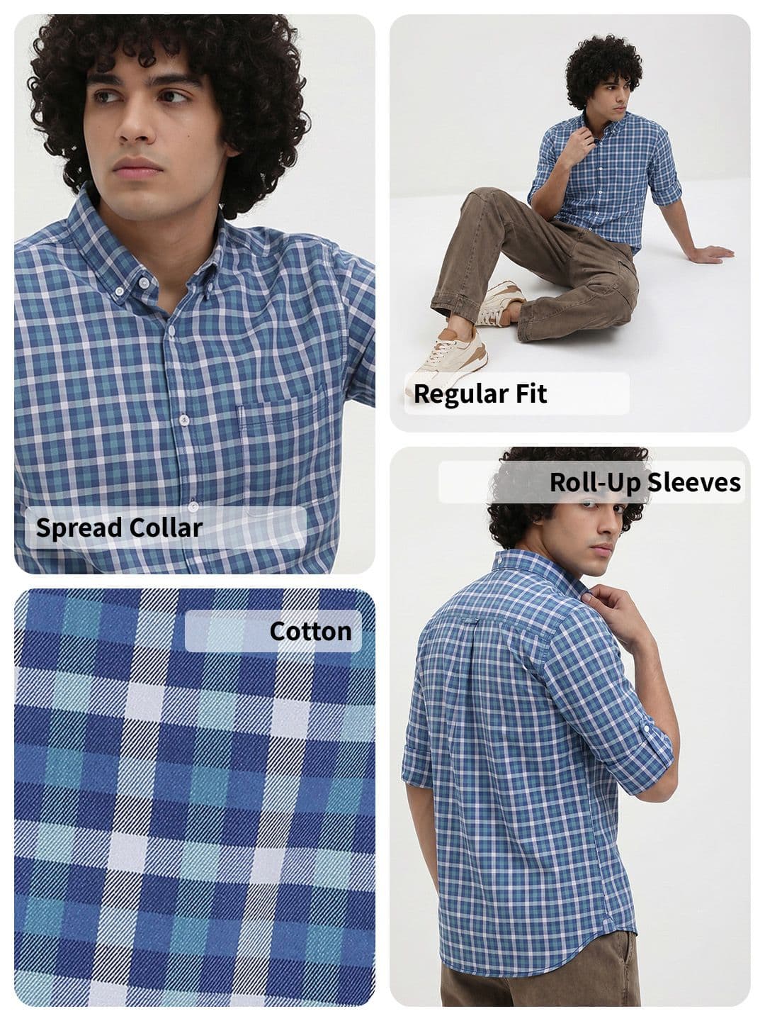 Roadster Life Co. Soft Touch Twill Plaid Casual Shirt thumbnail 6
