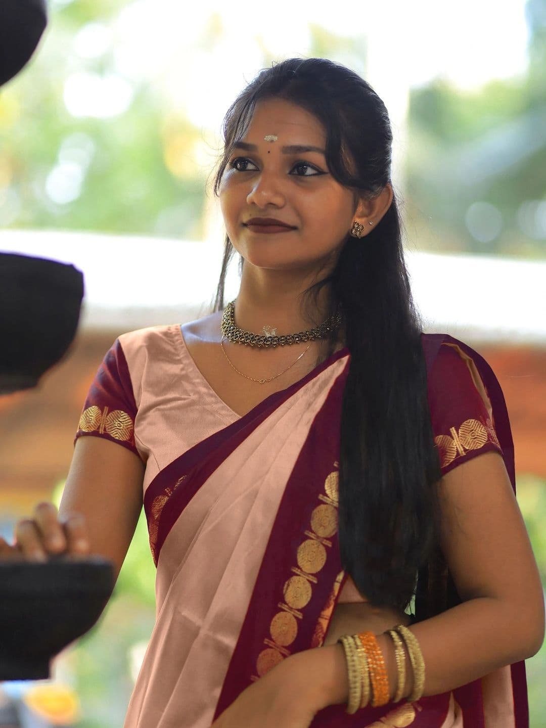 KALINI Woven Design Zari Designer Gadwal Saree thumbnail 2