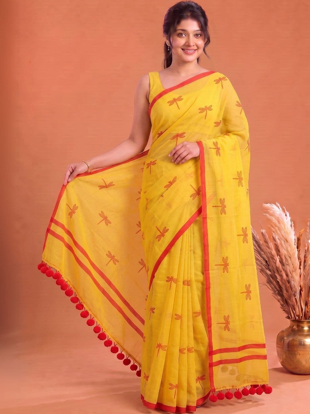 Mitera Batik Pure Cotton Saree thumbnail 3