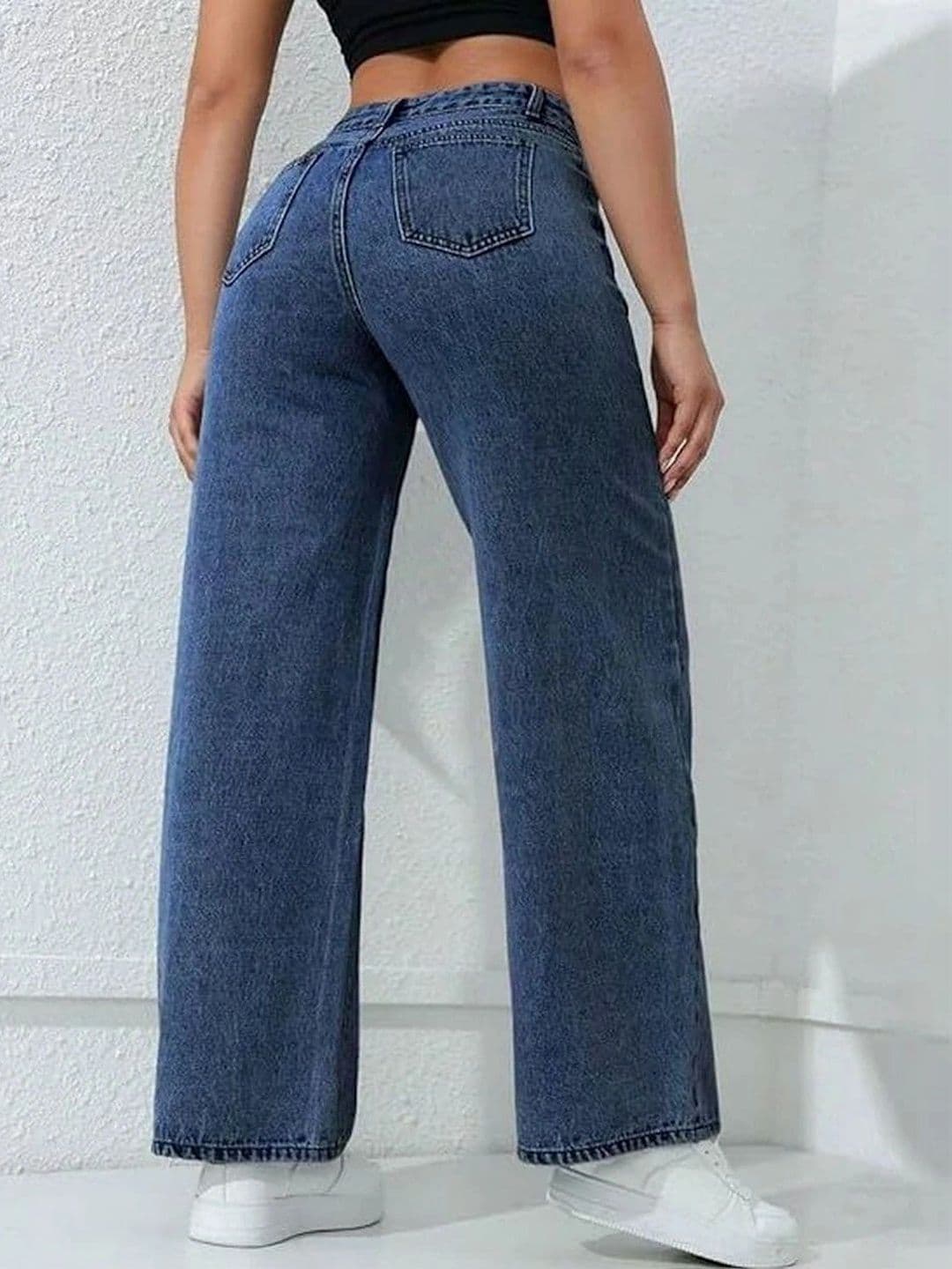 Veltick Women Straight Fit High-Rise Stretchable Jeans thumbnail 3