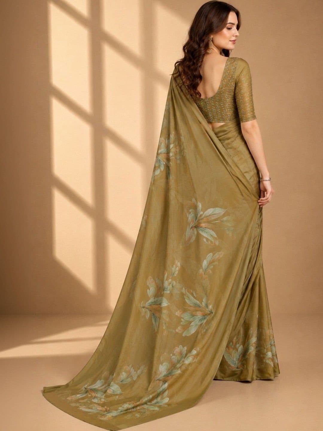 Tanuza Fashion Floral Saree thumbnail 4