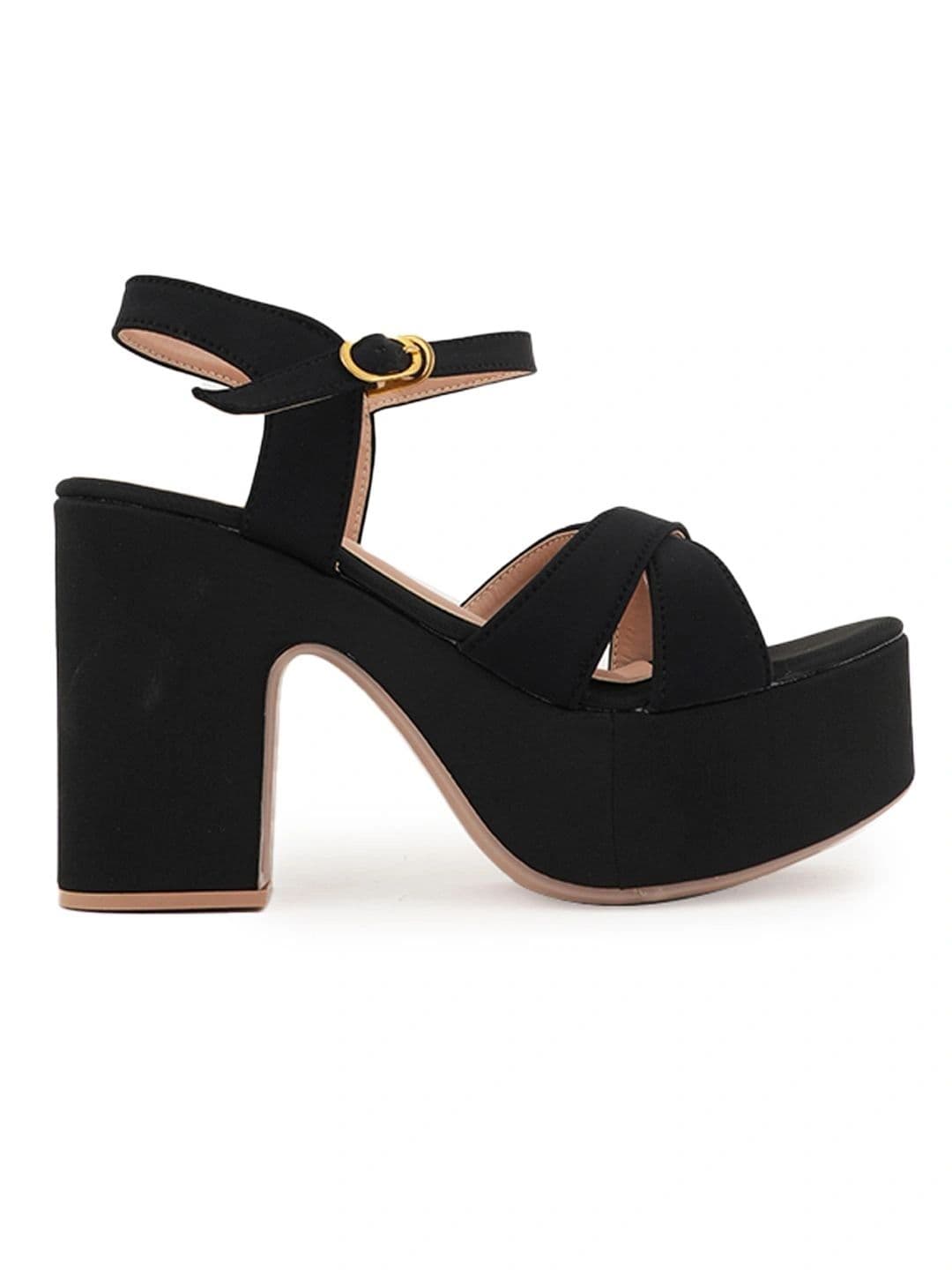 CORSICA Block Sandals with Buckles thumbnail 3
