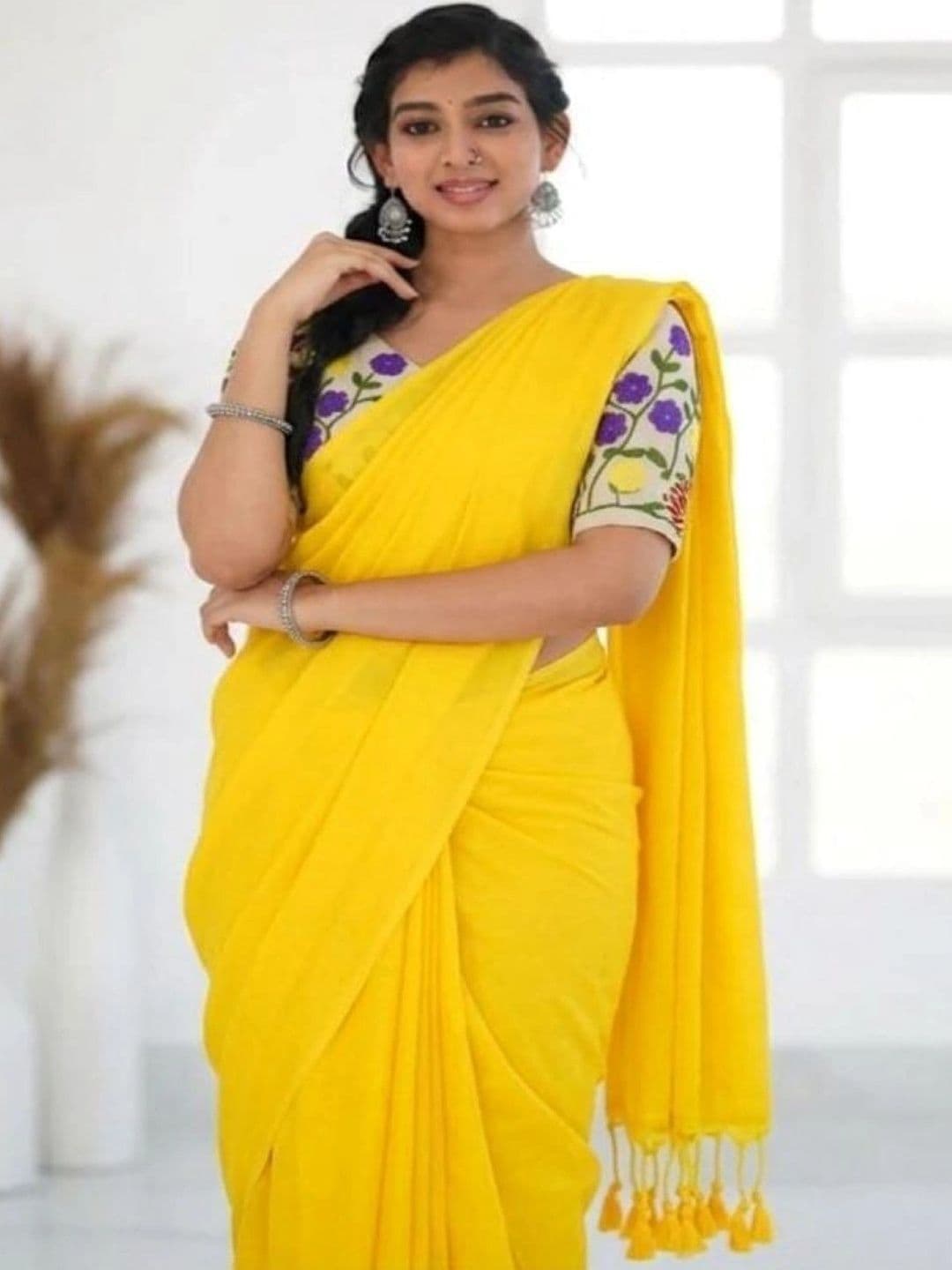 DEVATVAM Pure Cotton Saree thumbnail 2