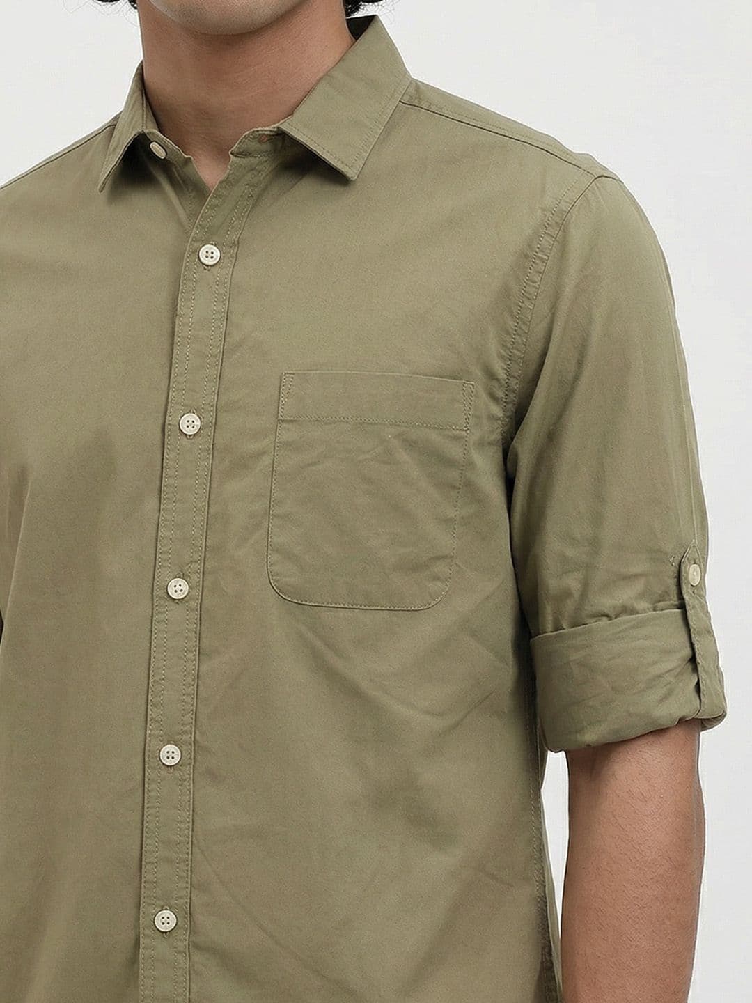 Roadster Life Co. Easy Drape Cotton Shirt thumbnail 2