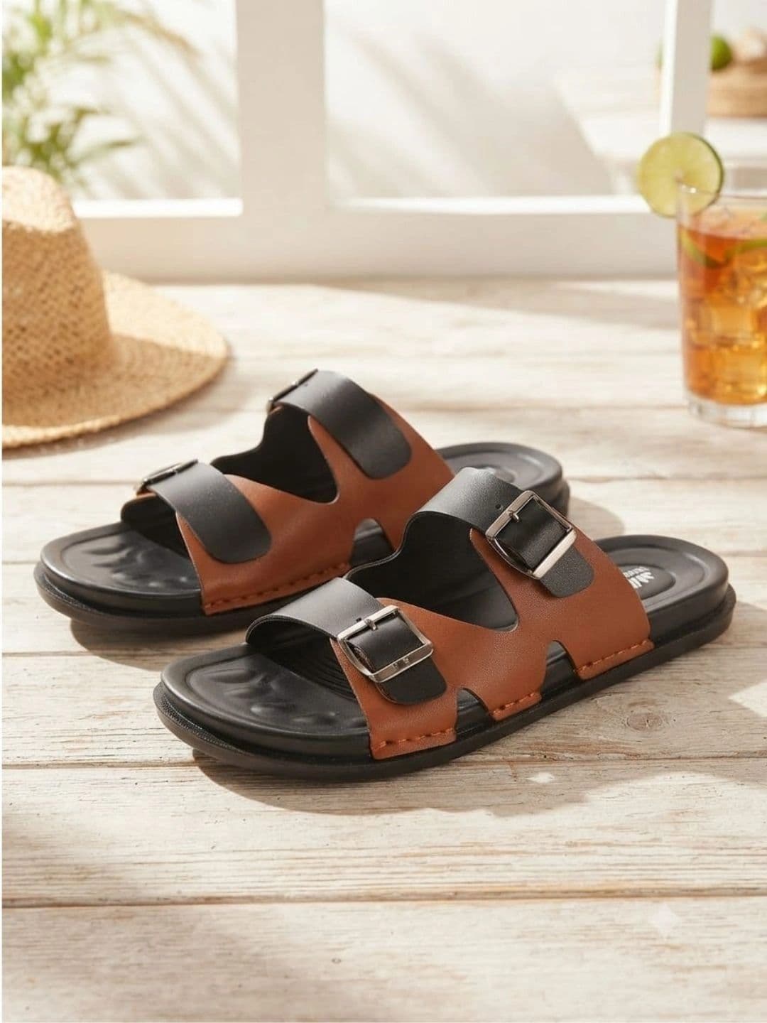 Trump Men PU Comfort Sandals - view 1