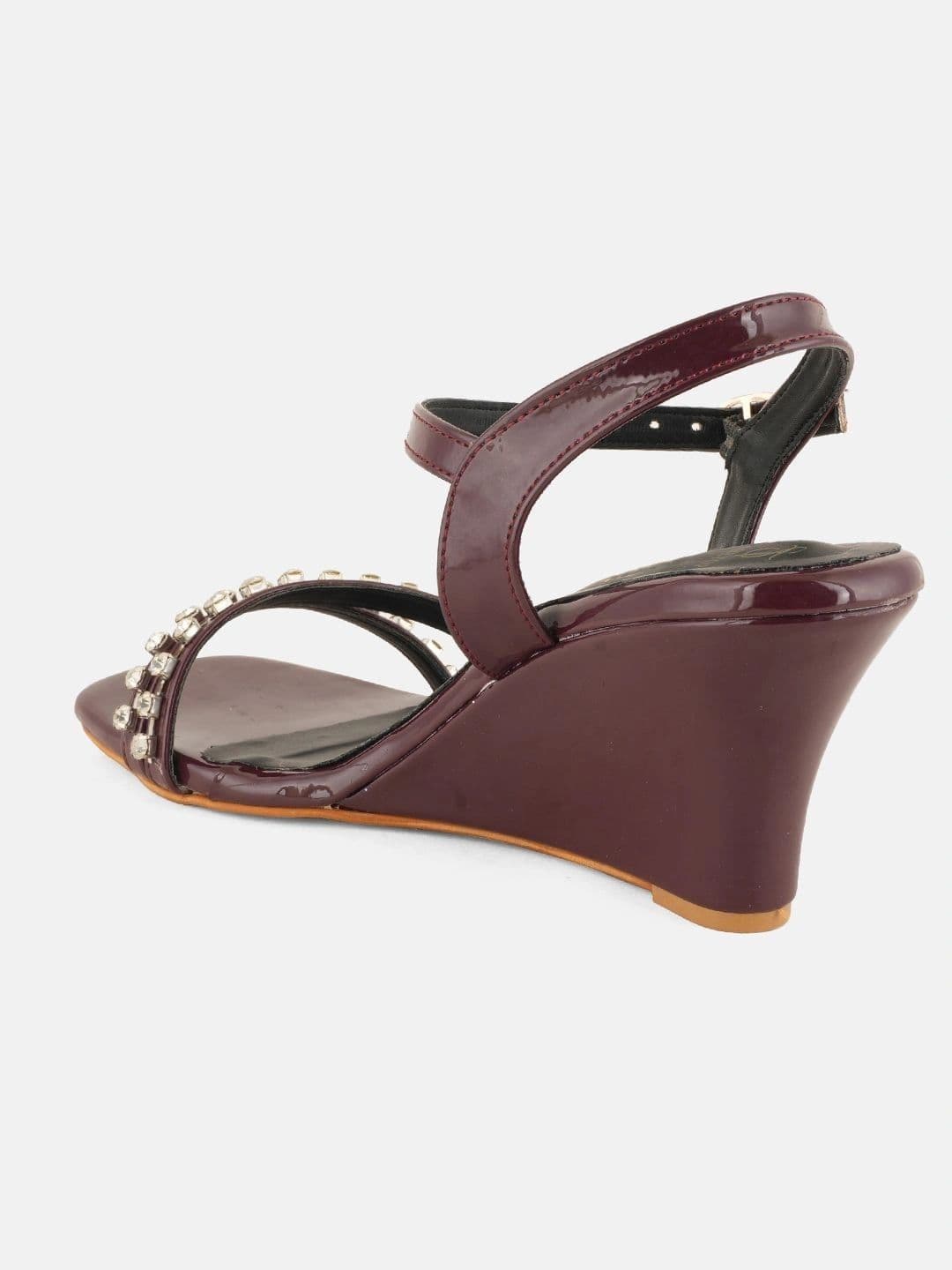 SHETOP Embellished Party Wedge Sandals thumbnail 7