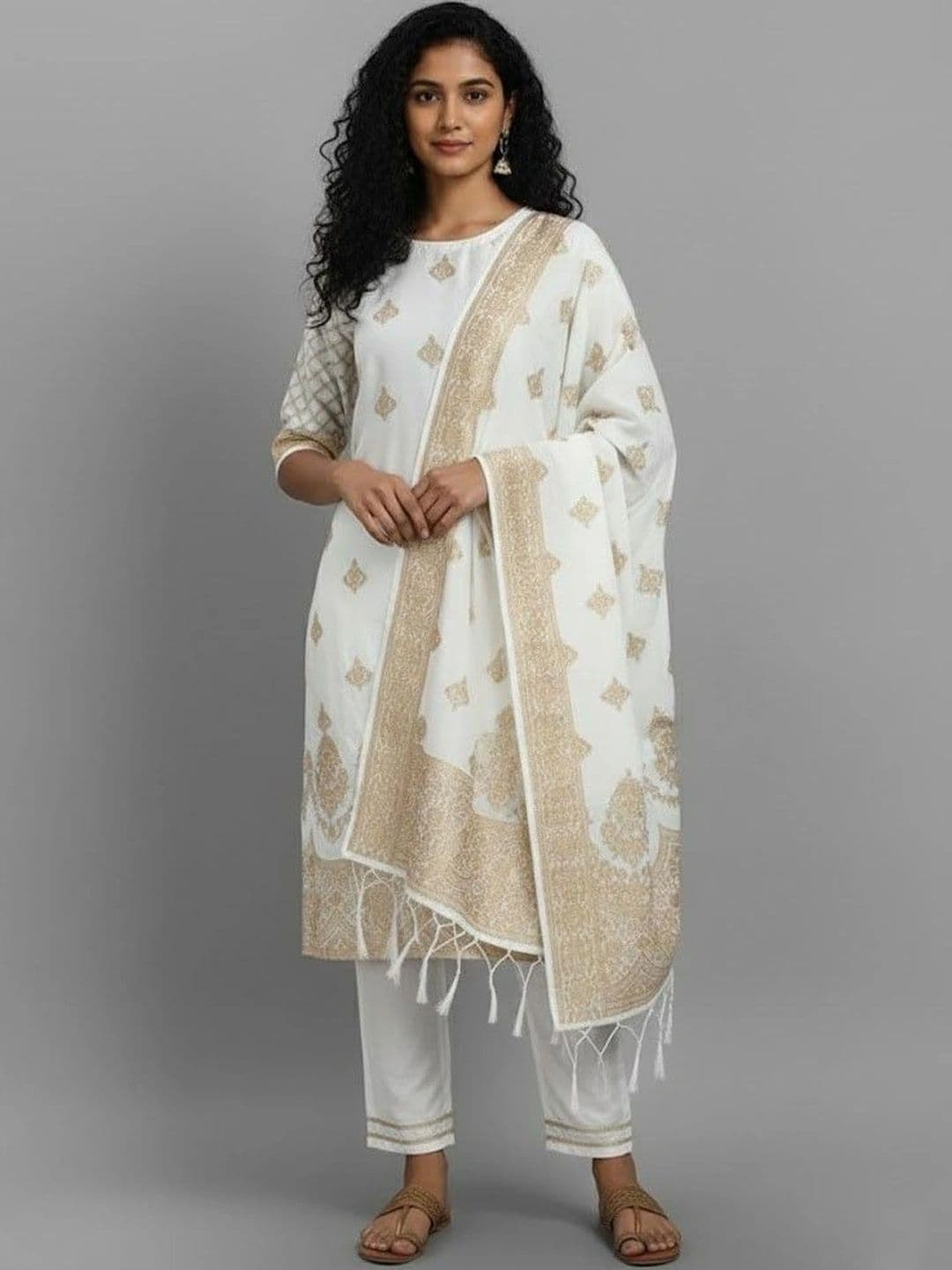 kantuba Art Silk Unstitched Dress Material thumbnail 5
