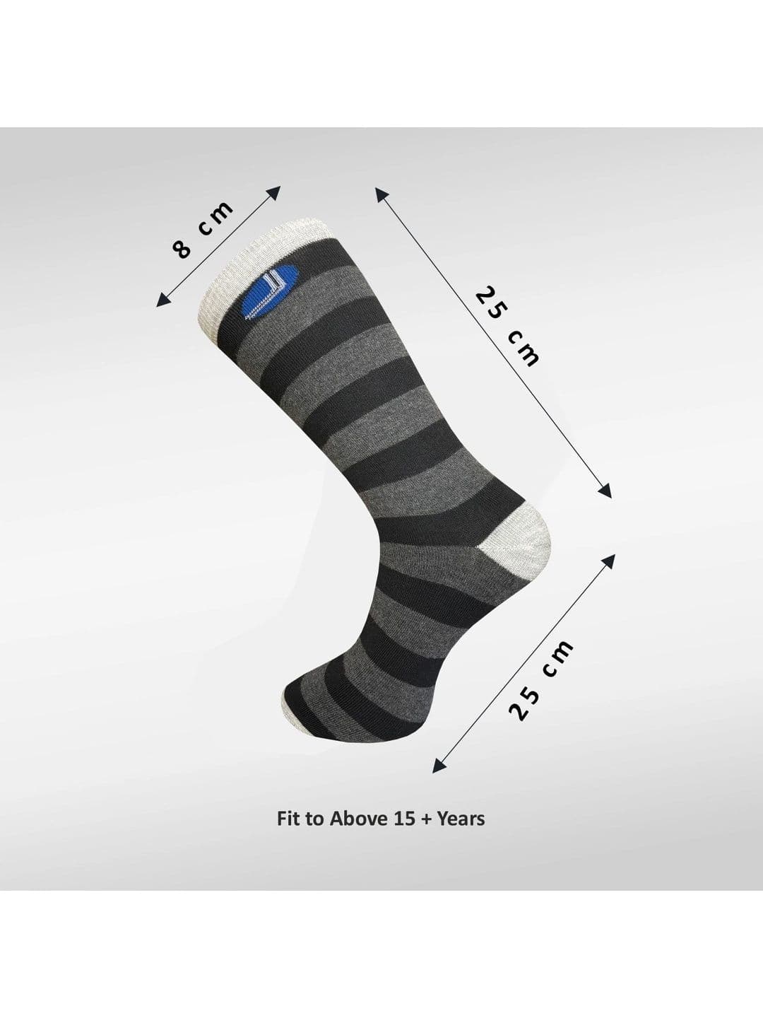 Wales Bonner Men Pack of 2 Cotton Blend Striped Calf Length Socks thumbnail 3