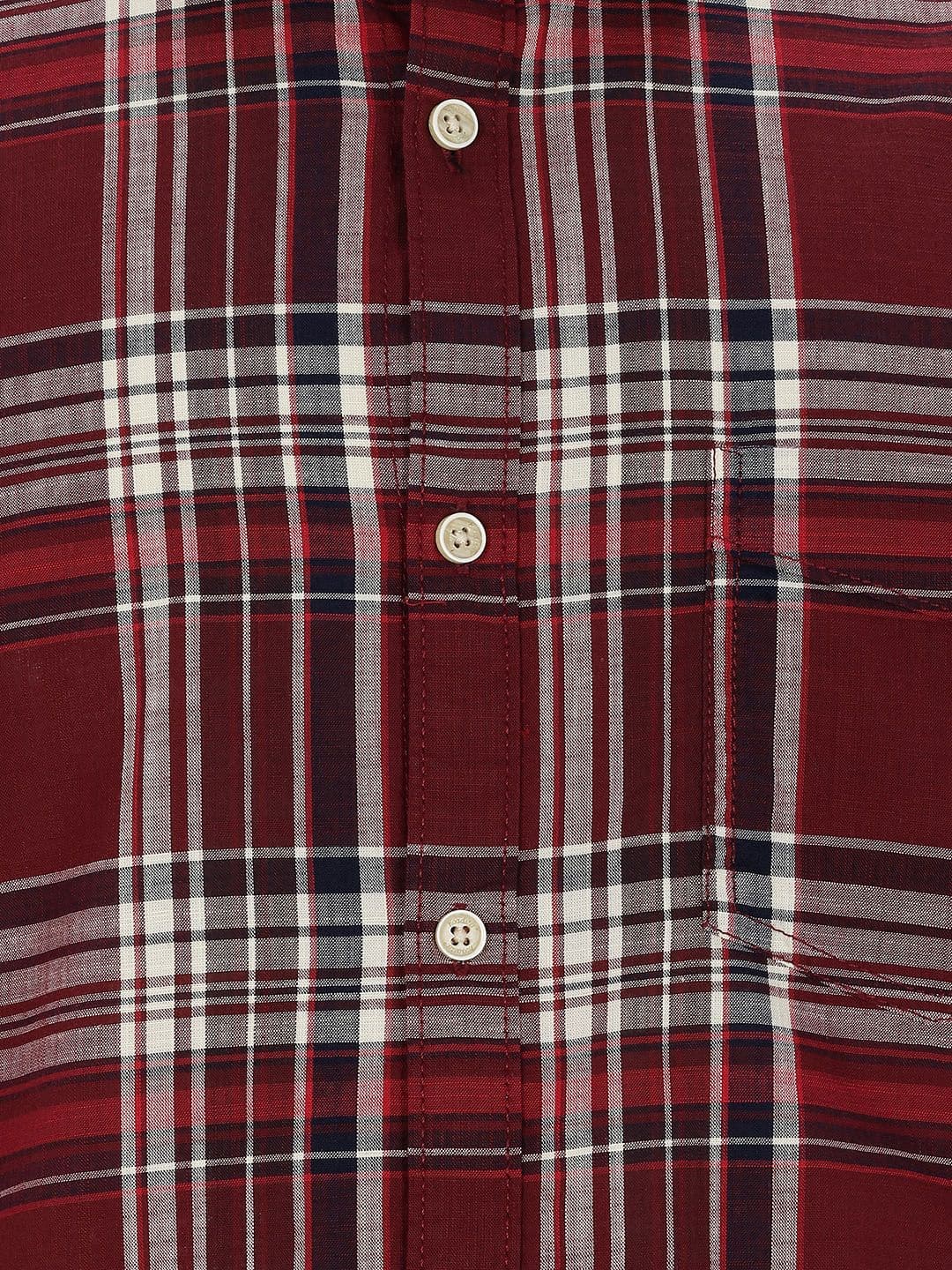 Roadster Life Co.Cotton Slub Checked Shirt thumbnail 4