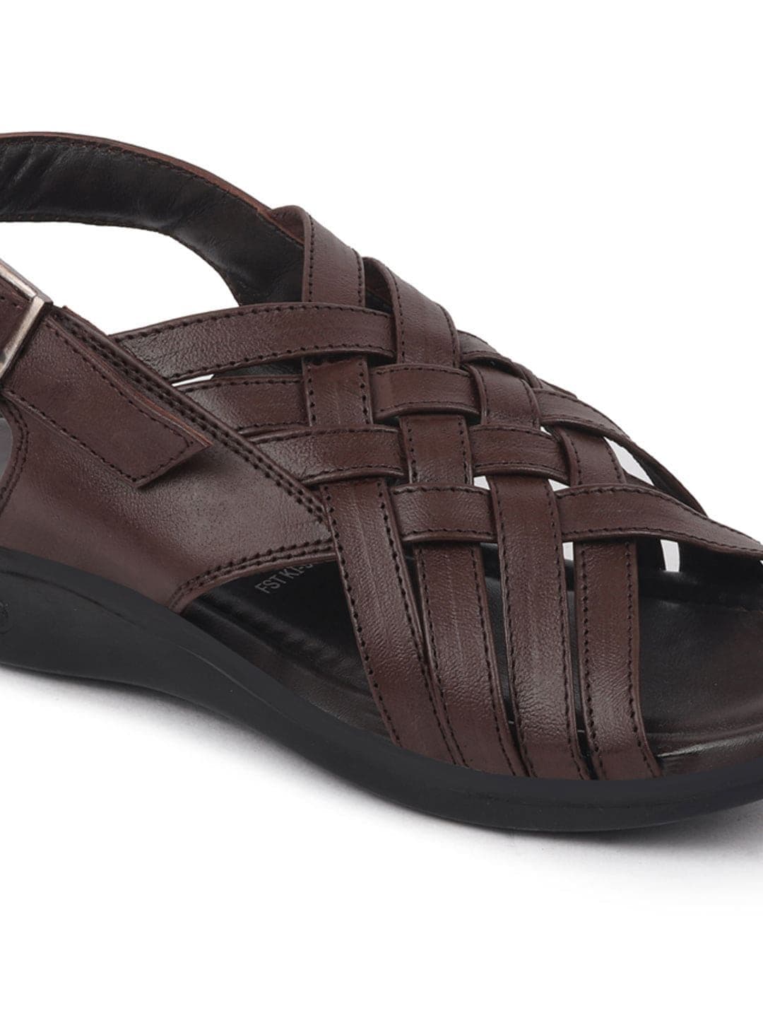 FAUSTO Men Leather Comfort Sandals thumbnail 4