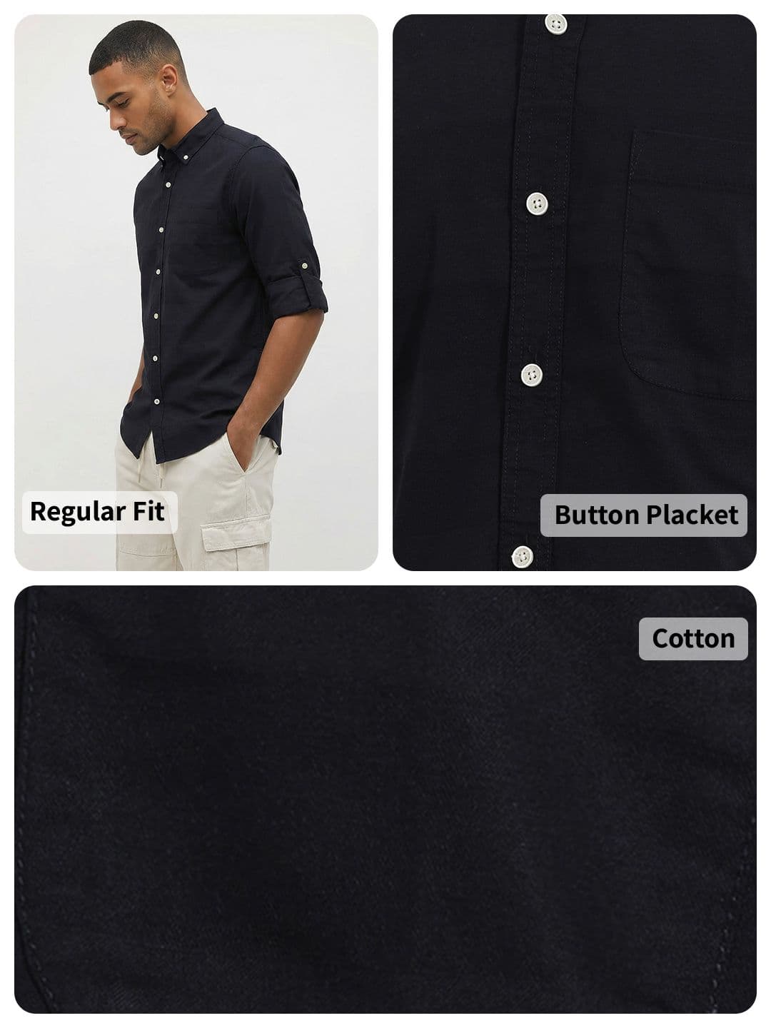 Roadster Life Co. Easy Drape Cotton Shirt thumbnail 4