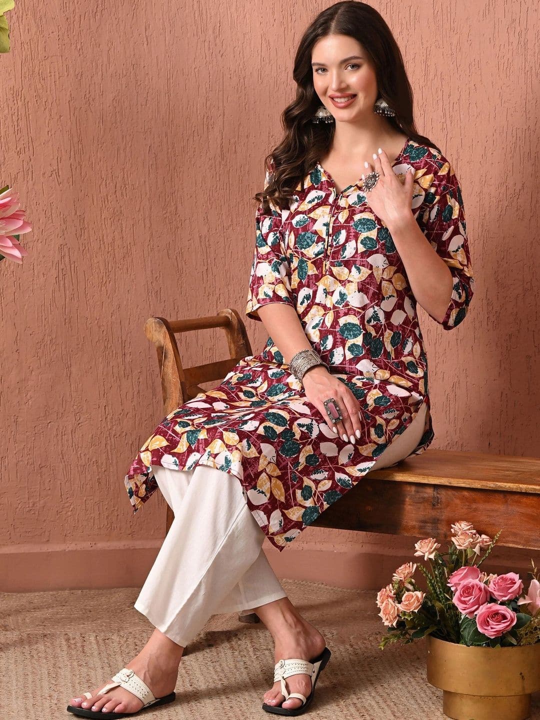 HERE&NOW Women Printed Kurta thumbnail 5