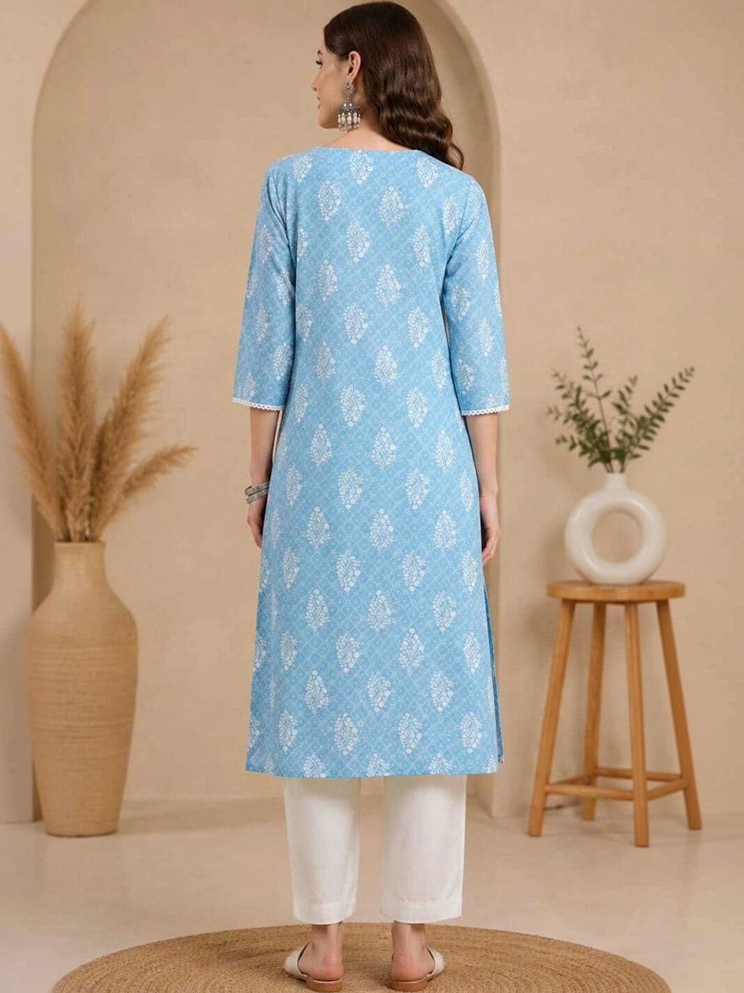 FASHION INK Women Ethnic Motifs Printed Kurta thumbnail 2