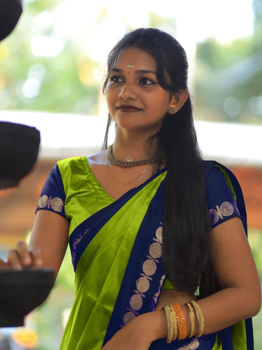 KALINI Woven Design Zari Designer Gadwal Saree thumbnail 6