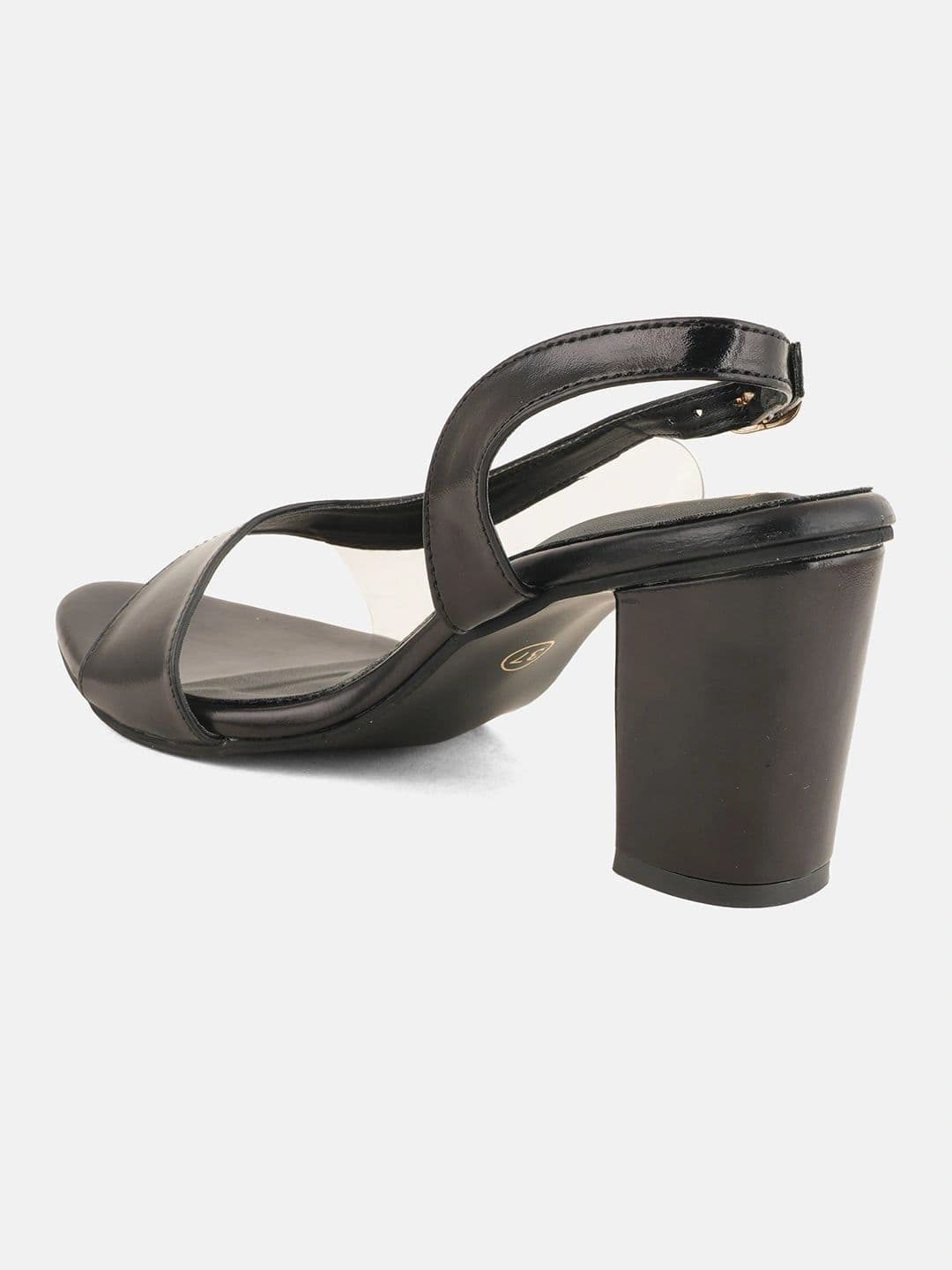 SHETOP Colourblocked Party Block Sandals with Buckles thumbnail 3
