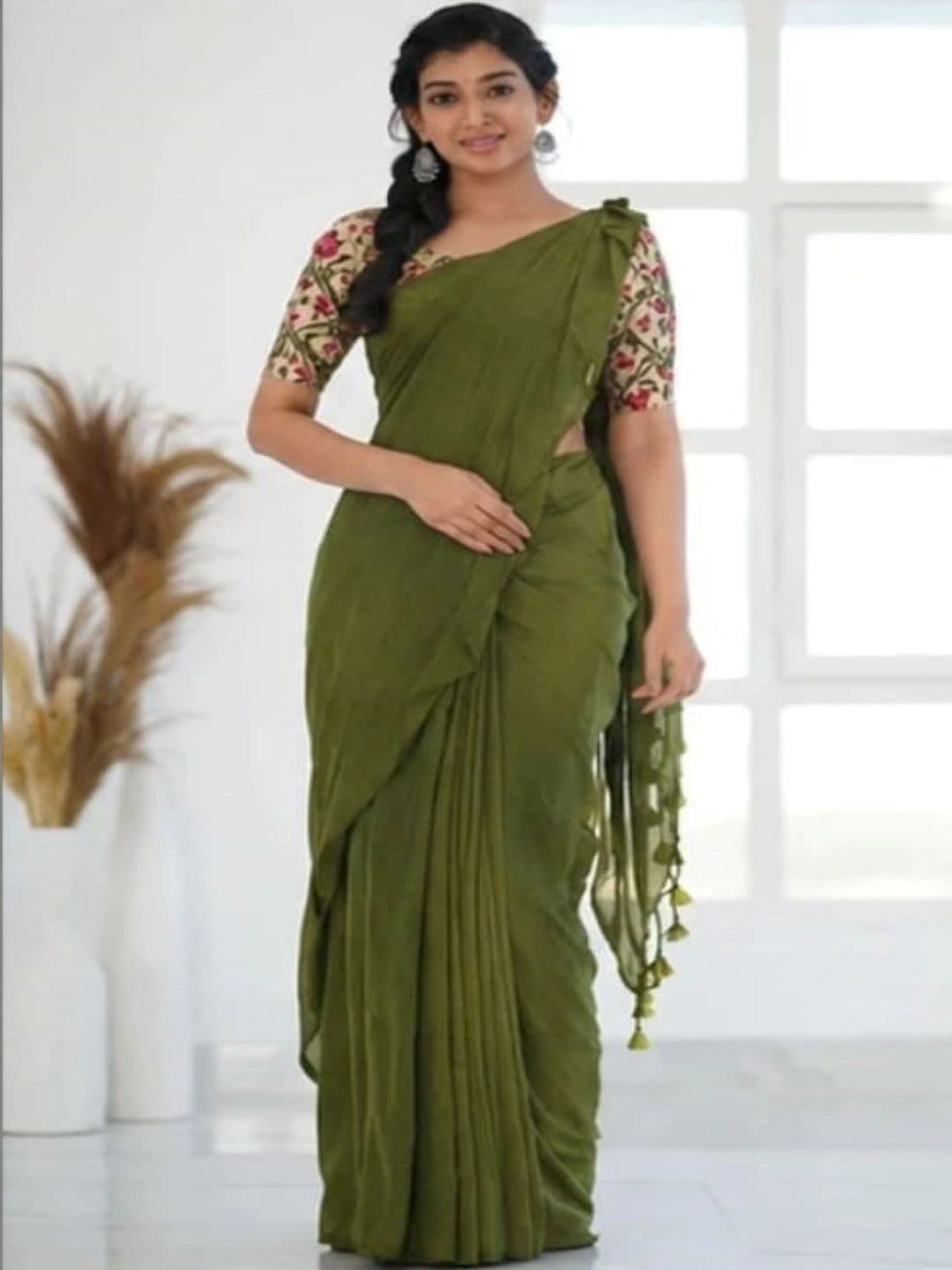 Devmora Pure Cotton Saree - view 1