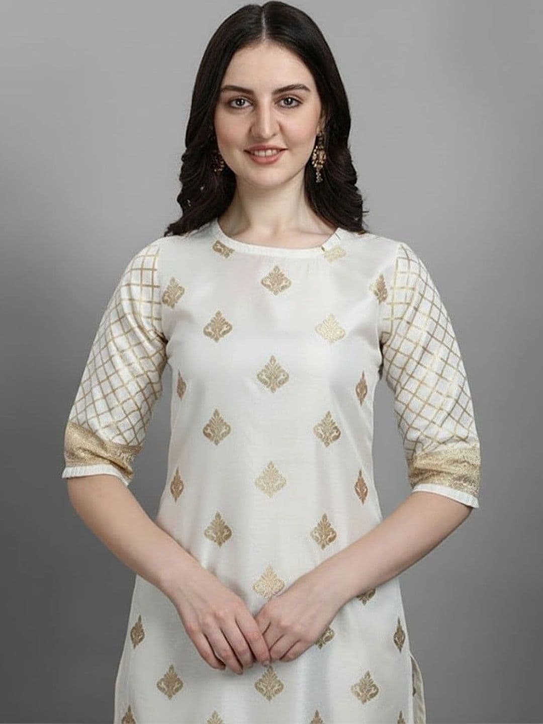 kantuba Art Silk Unstitched Dress Material thumbnail 3