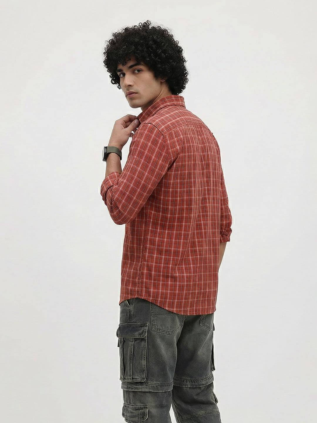 Roadster Life Co. Soft Touch Checked Casual Shirt thumbnail 5