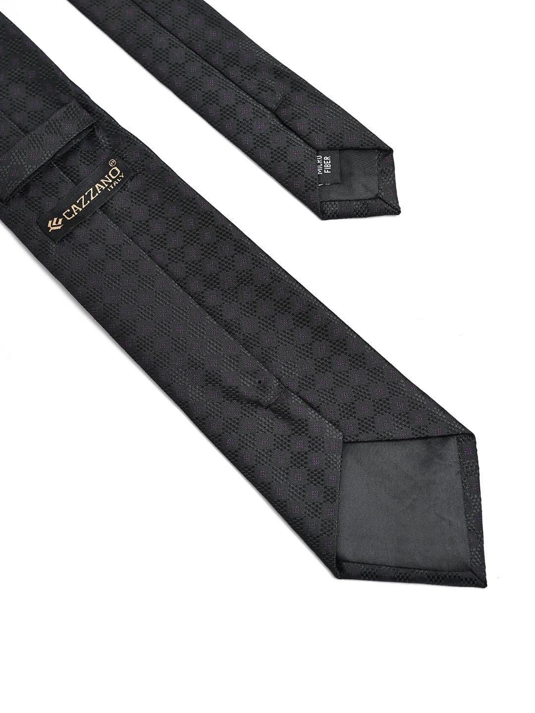 Cazzano Men Woven Design Skinny Tie thumbnail 6