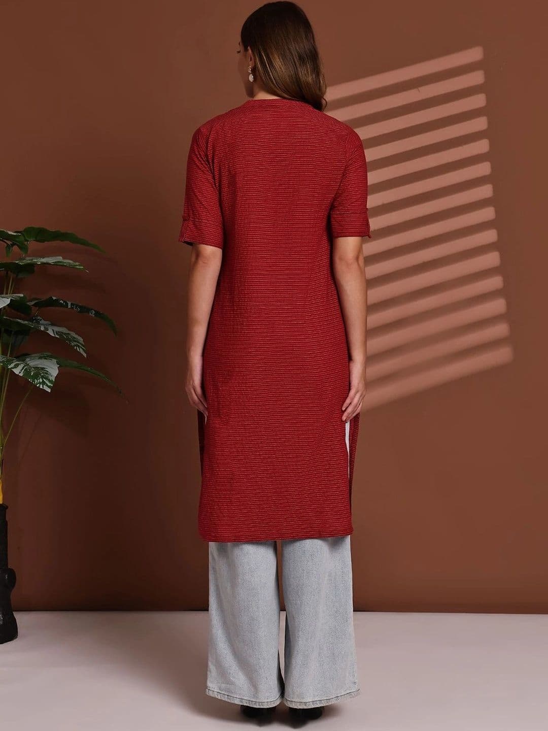 KALINI Women Striped Kurta thumbnail 7