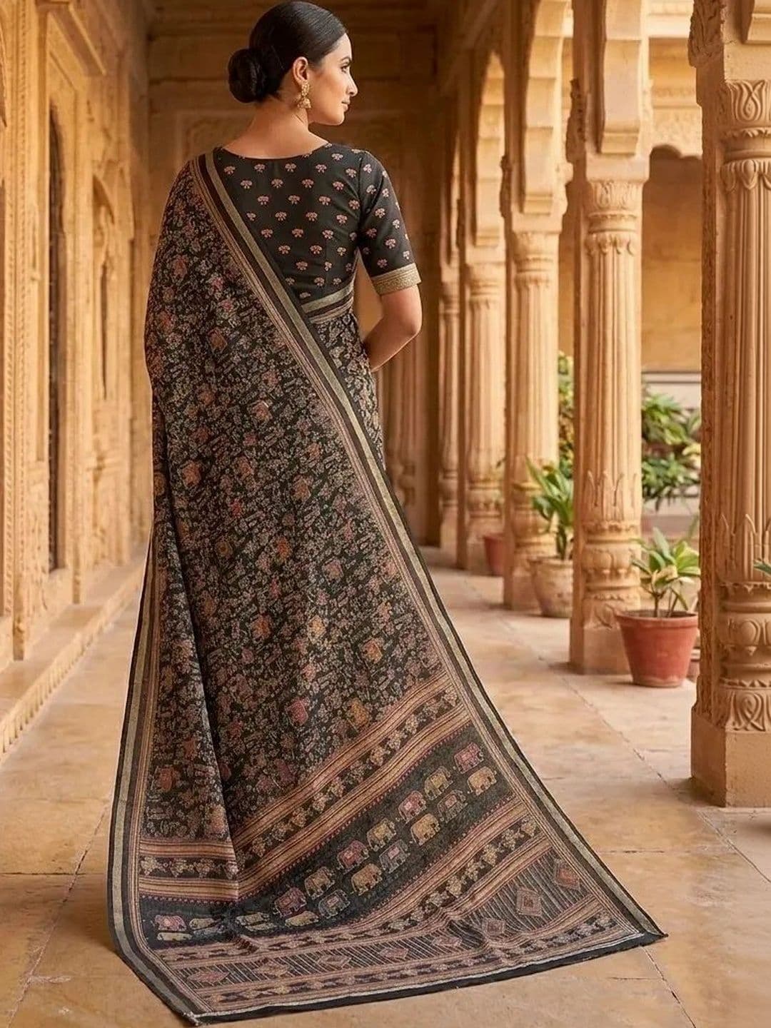 Fashion Mantra Art Silk Saree thumbnail 4