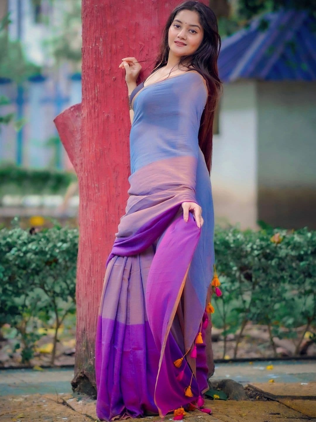Mitera Ethnic Motifs Pure Cotton Saree - view 1