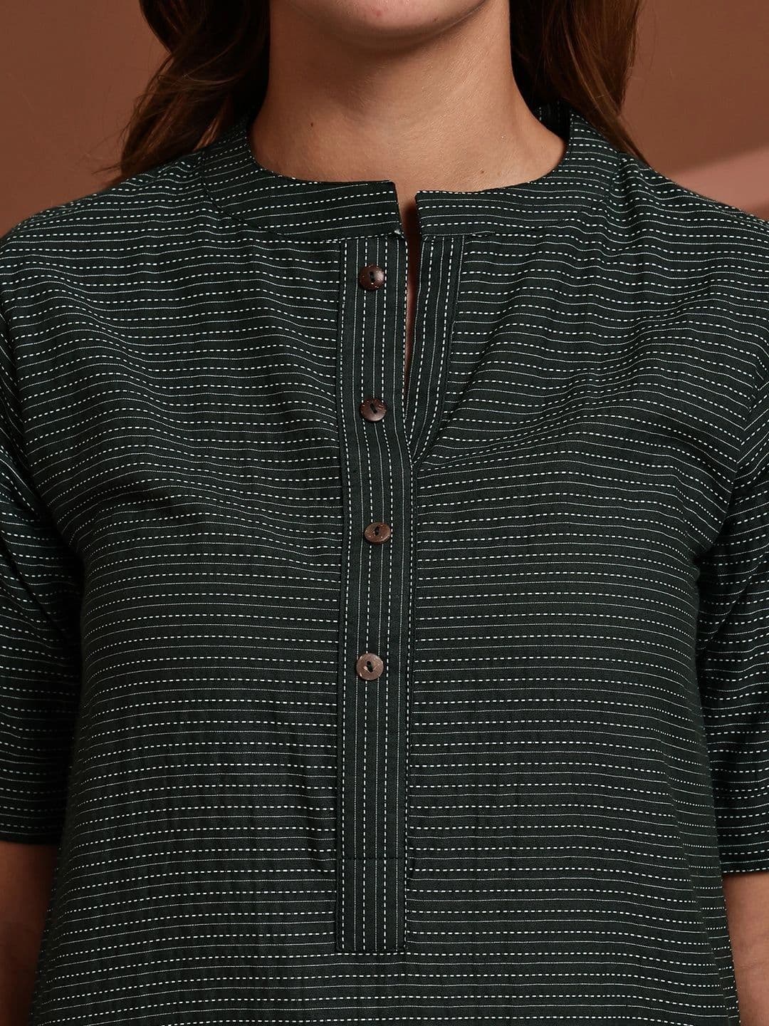 KALINI Women Striped Kurta thumbnail 7