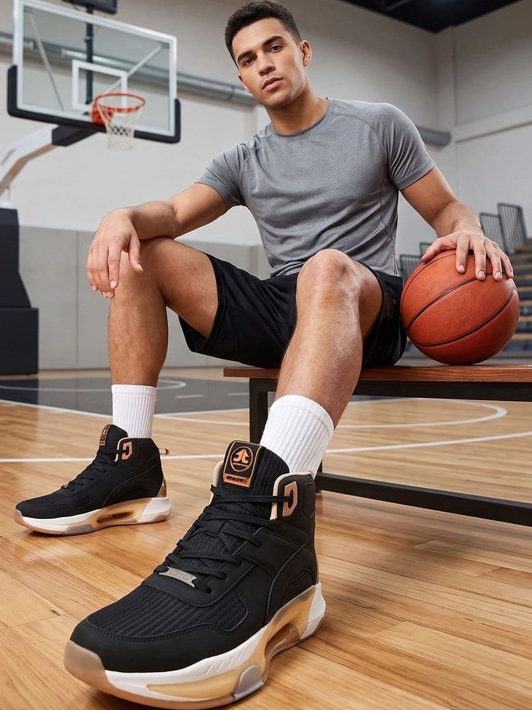 OFF LIMITS Men High-Top Basketball Non-Marking Shoes thumbnail 7