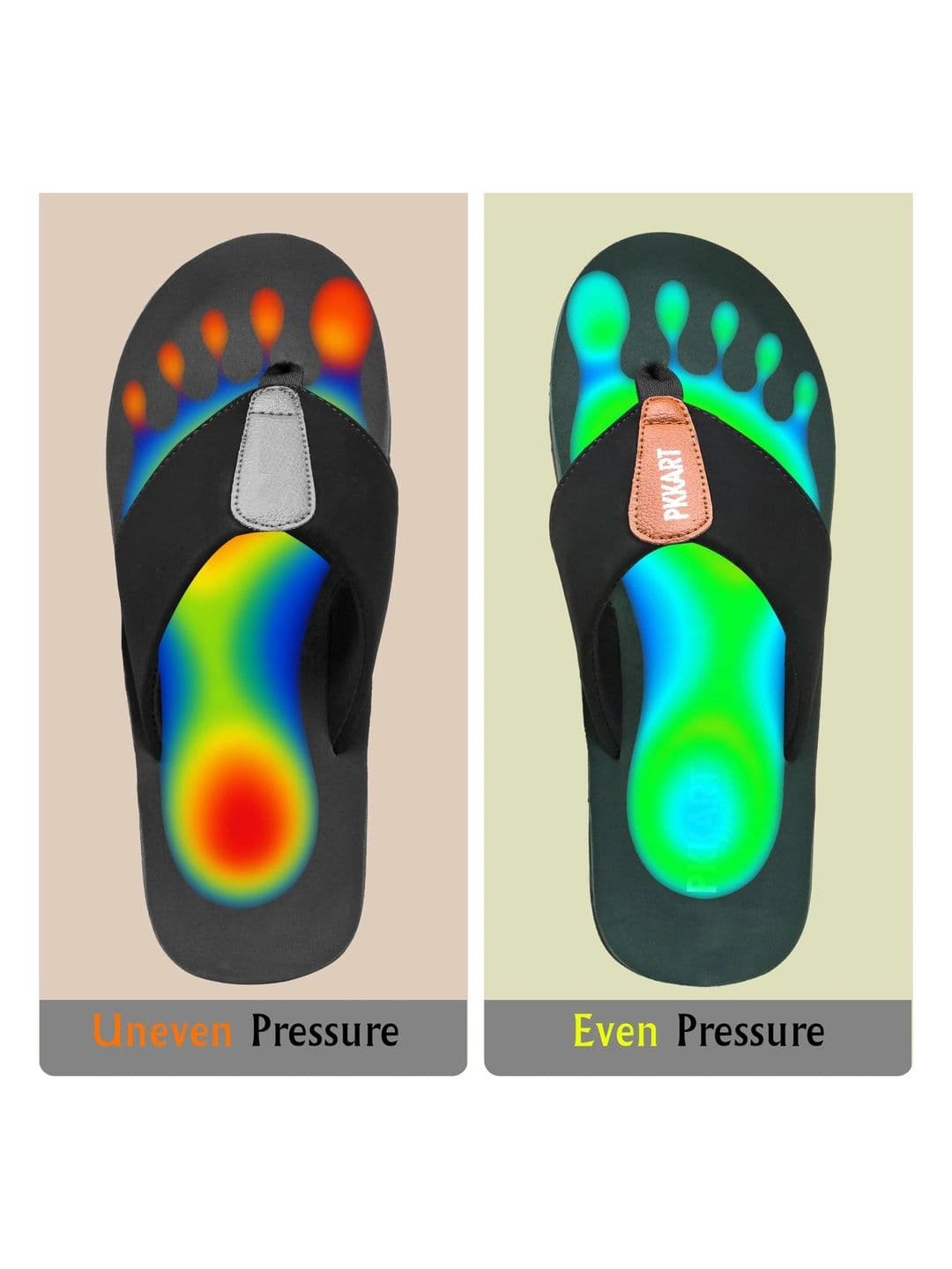 PKKART Men Colourblocked Thong Flip-Flops thumbnail 4