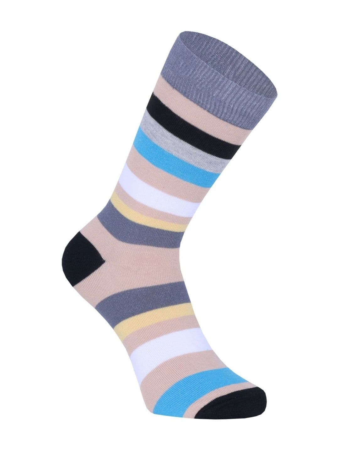 Wales Bonner Men Pack of 4 Cotton Blend Striped Calf Length Socks thumbnail 2