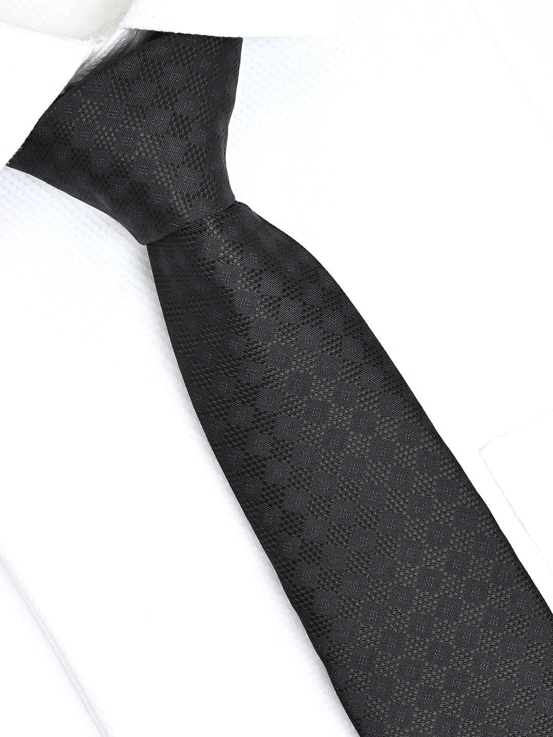Cazzano Men Woven Design Skinny Tie thumbnail 5