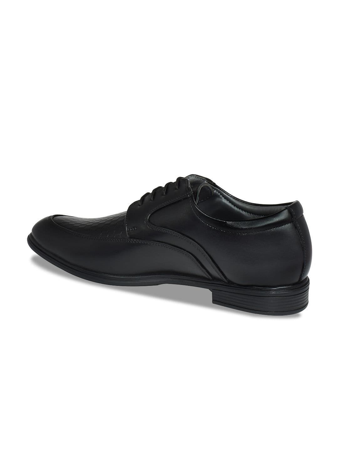 Ajanta Men Textured Formal Derbys thumbnail 5