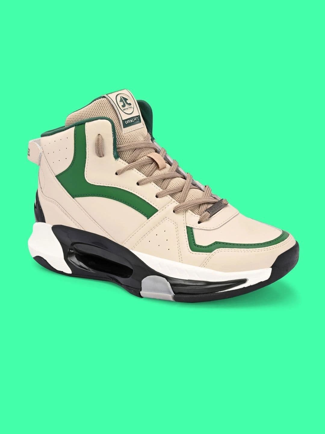 OFF LIMITS Baseline Beige Synthetic Basketball Shoes thumbnail 4