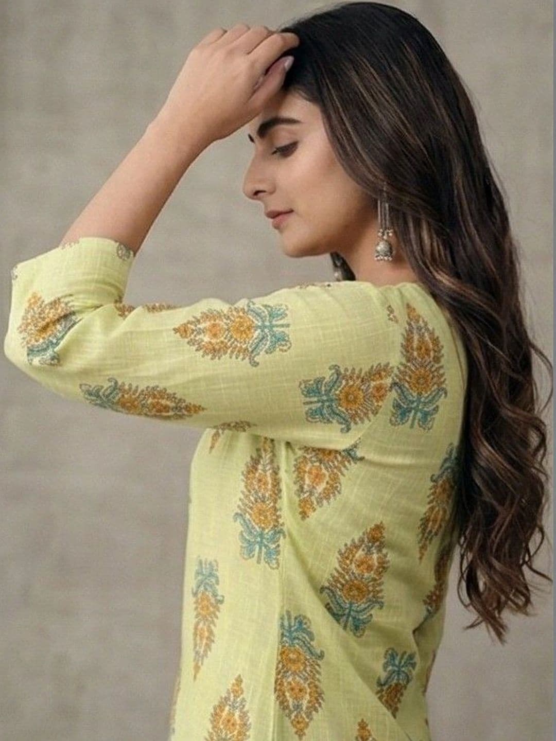 JAIPURRANG Women Ethnic Motifs Printed Indie Prints Kurta thumbnail 2