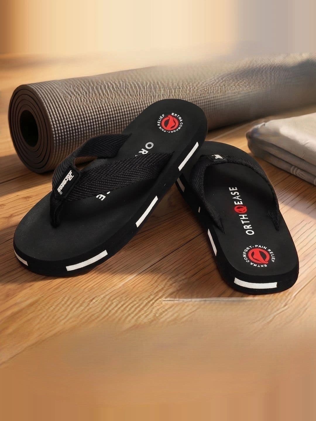 Paragon Men Colourblocked Thong Flip-Flops - view 1