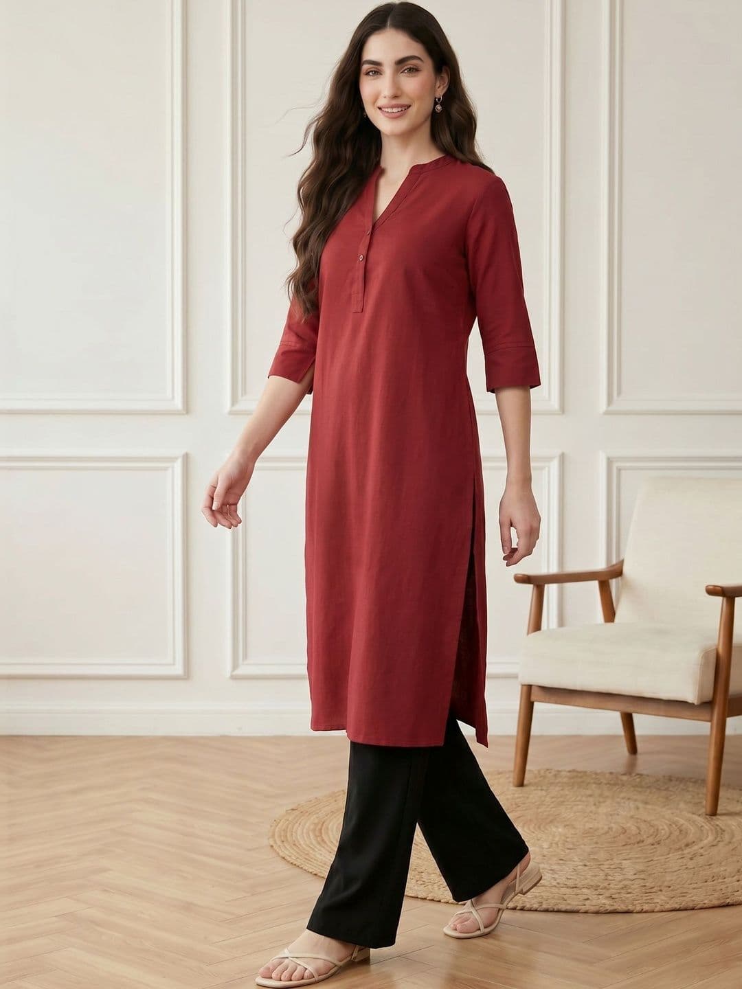 Anouk Women Kurta thumbnail 8