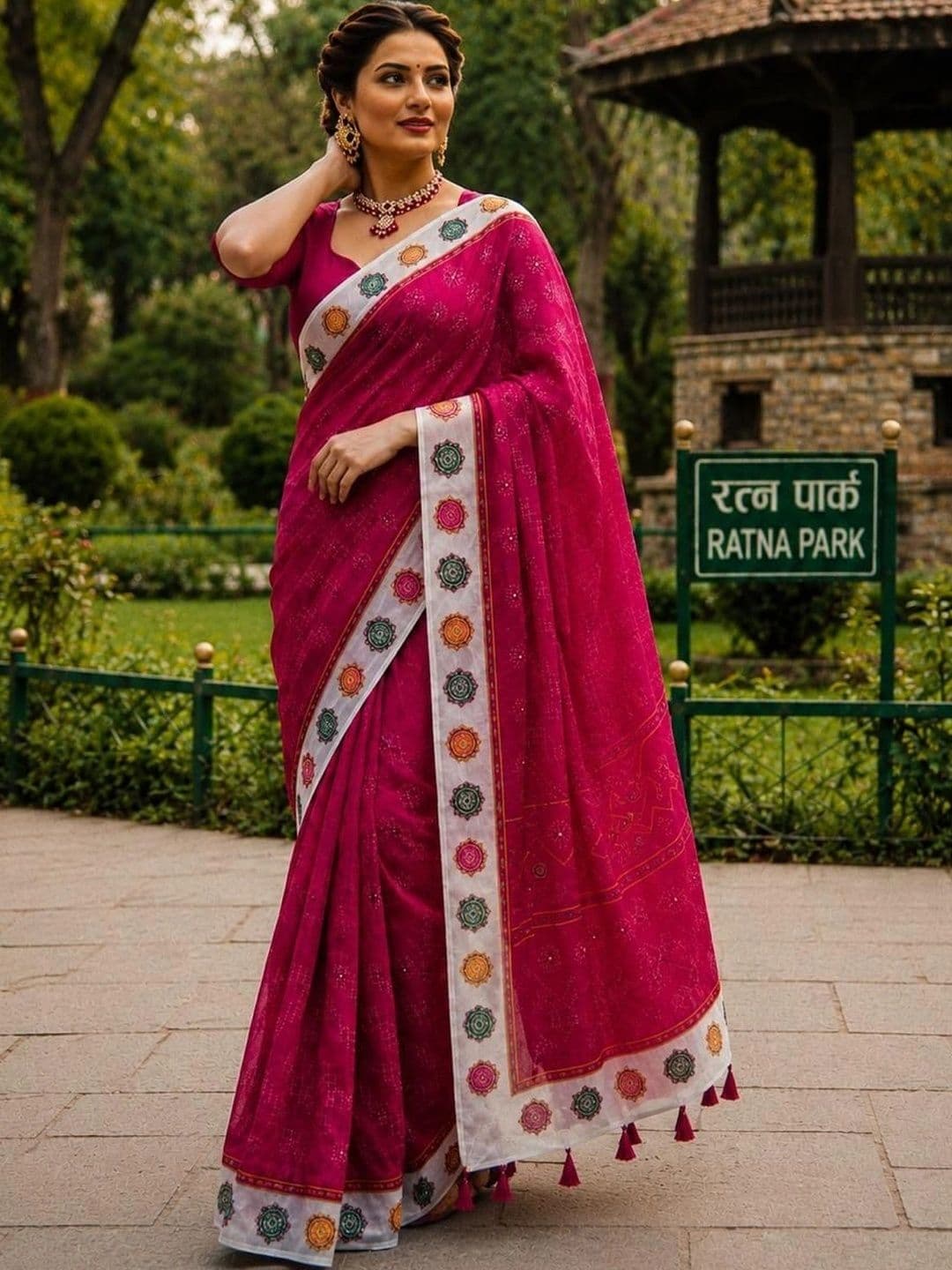 VAMIKA FASHION Saree thumbnail 3