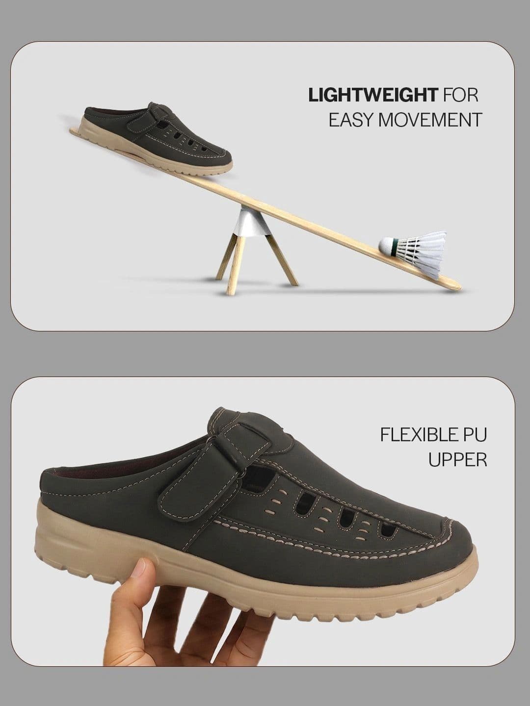 FAUSTO Men PU Shoe-Style Sandals thumbnail 2