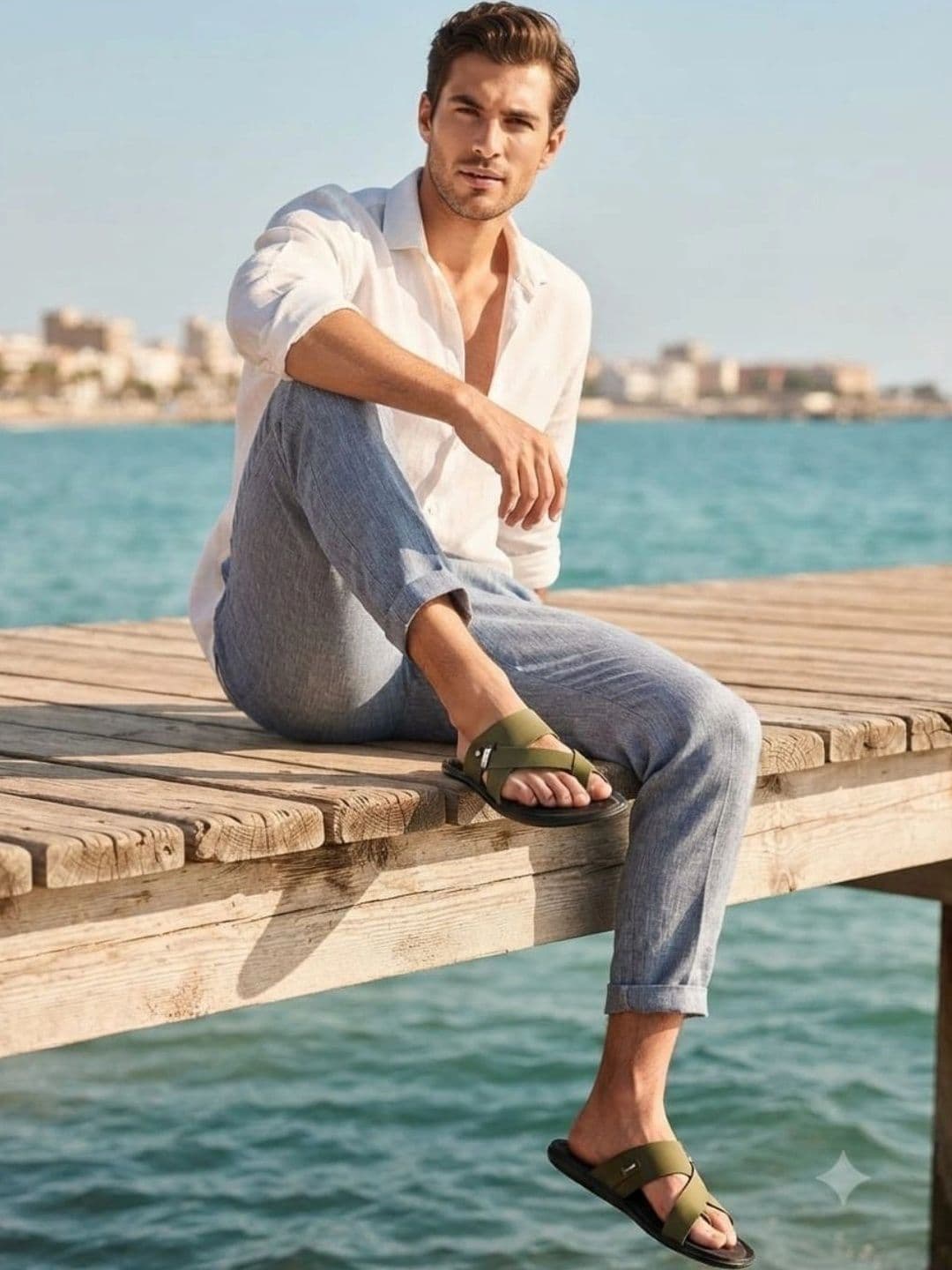 Trump Men PU Comfort Sandals thumbnail 7
