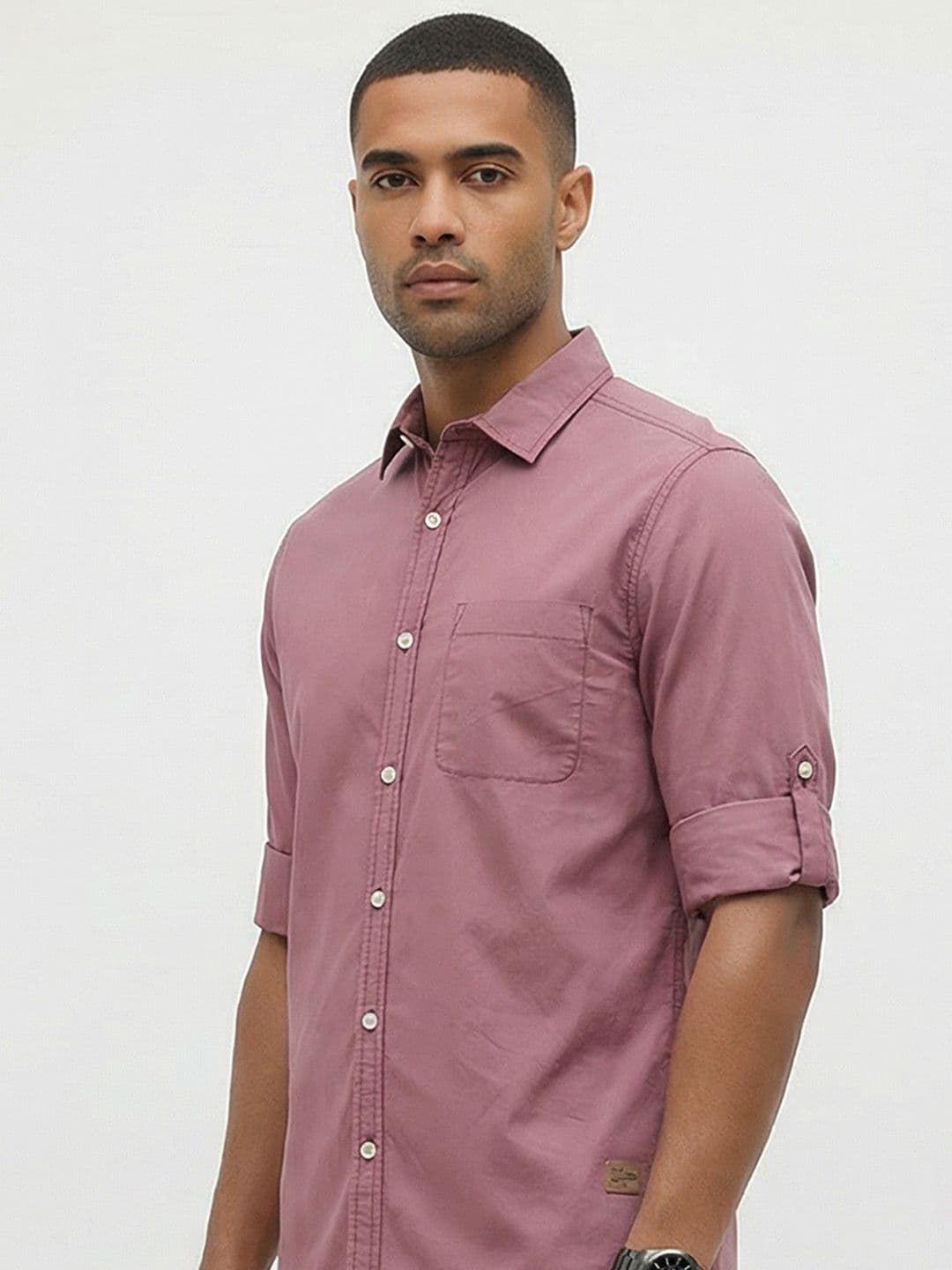Roadster Life Co. Easy Drape Cotton Shirt - view 1