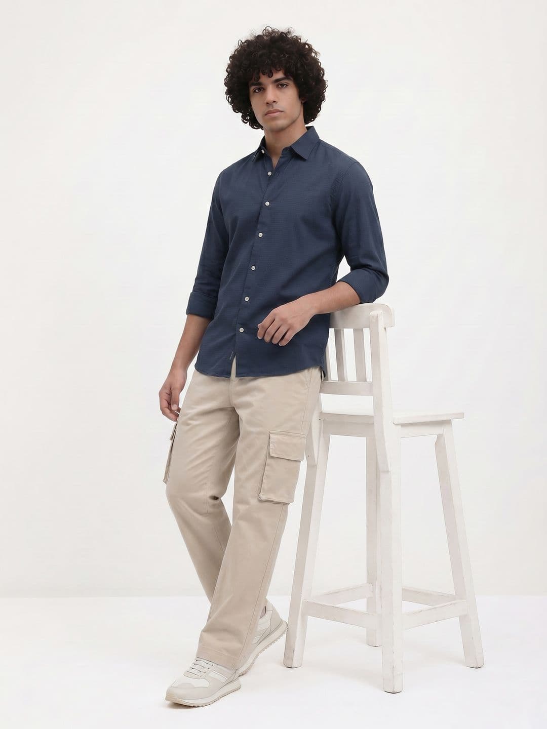 Roadster Life Co. Slub Textured Shirt thumbnail 3
