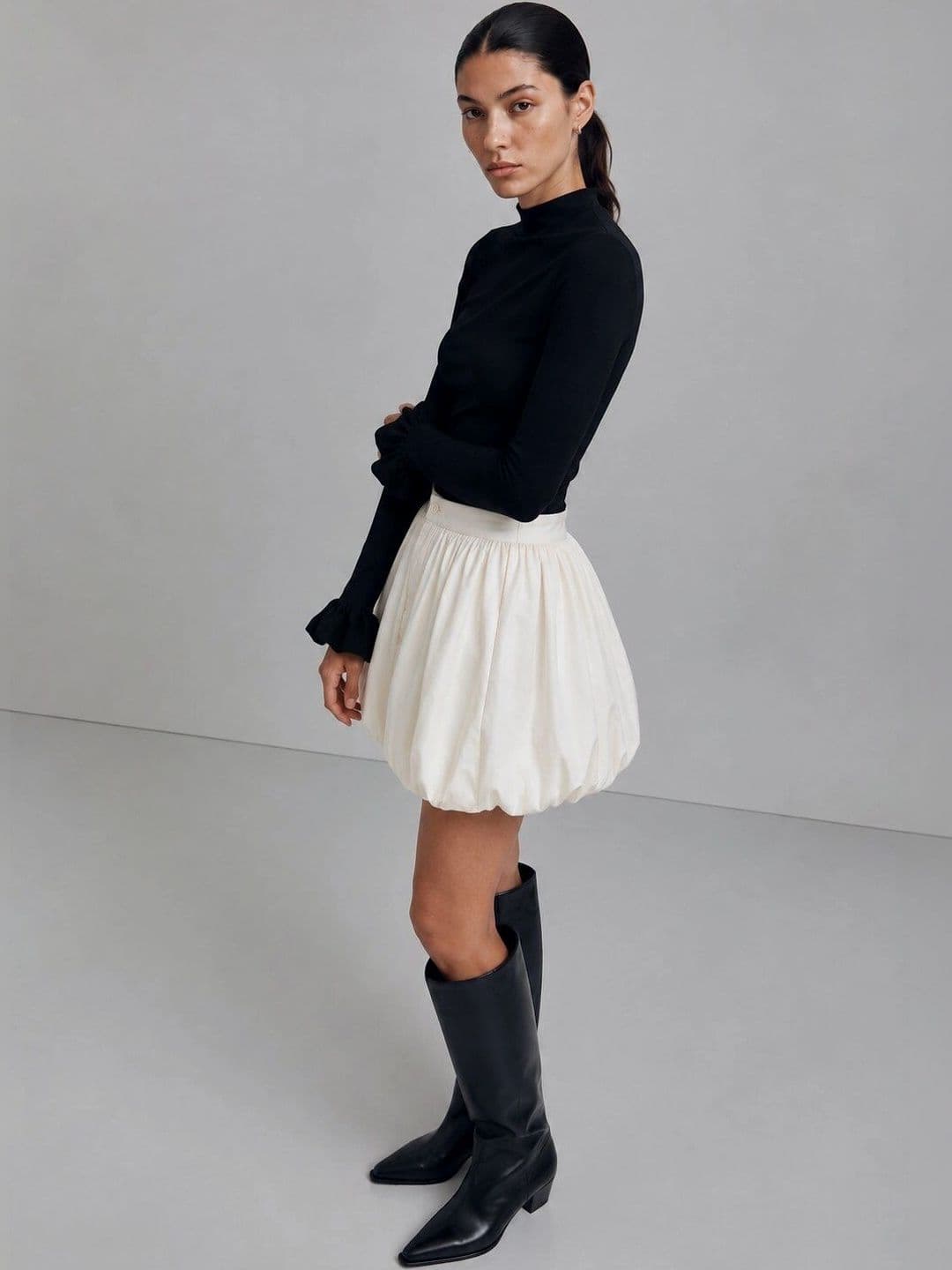 CORSICA Women Pure Cotton Mini Balloon Skirt thumbnail 6