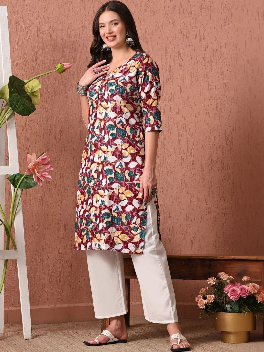 HERE&NOW Women Printed Kurta thumbnail 2