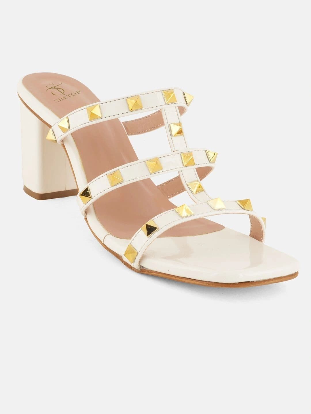 SHETOP Embellished Party Block Sandals thumbnail 7