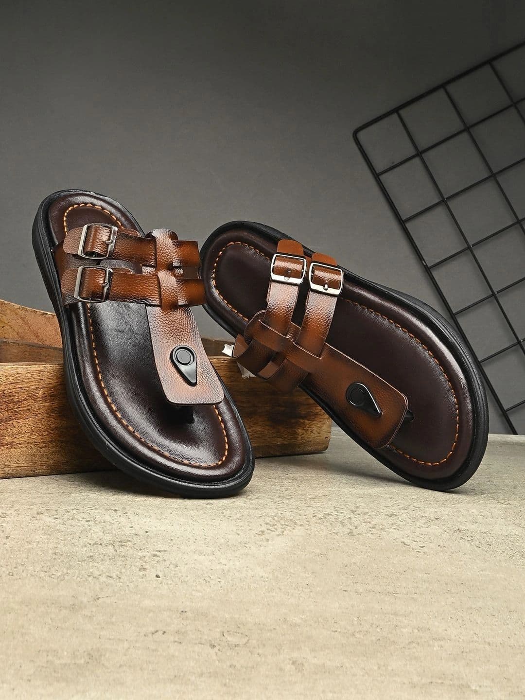 Roadster Men PU Comfort Sandals - view 1