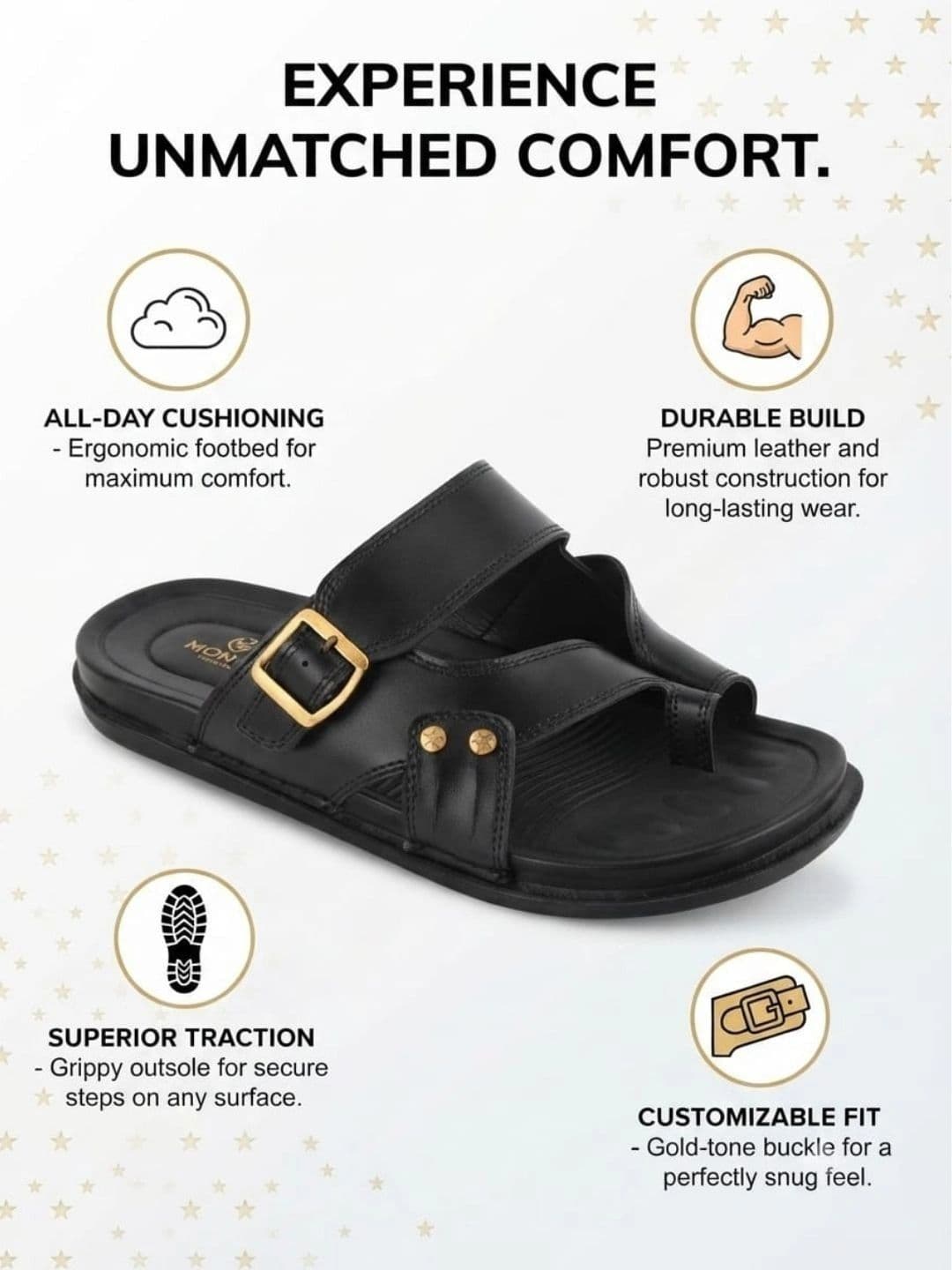 Trump Men PU Comfort Sandals thumbnail 3
