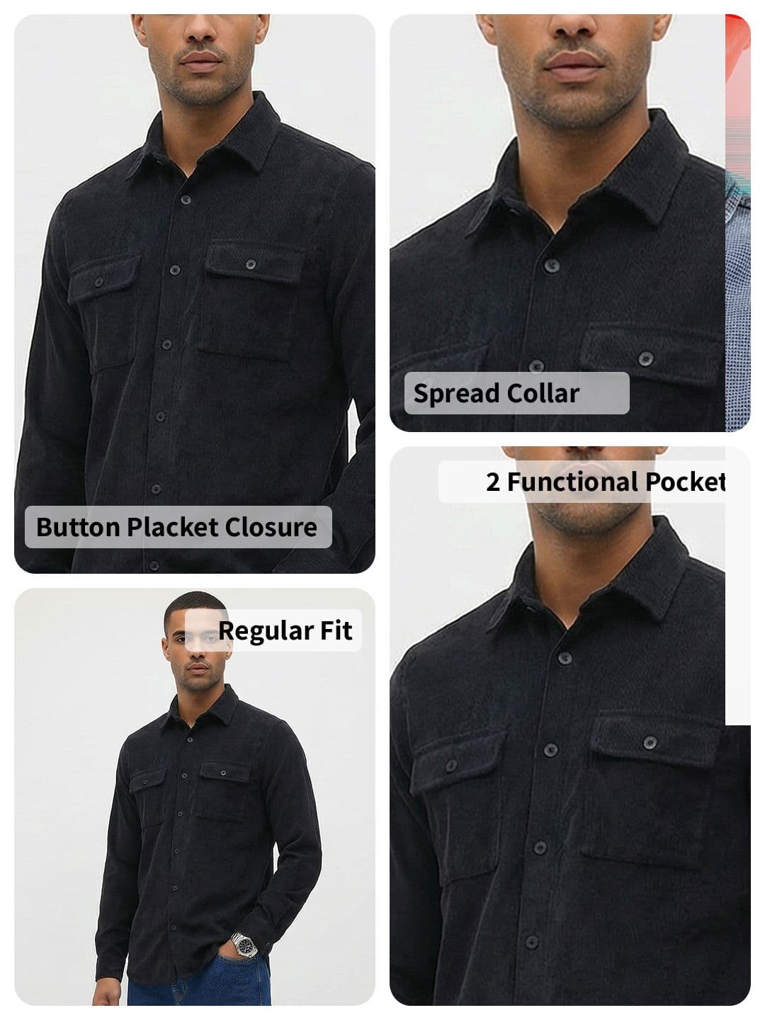 Roadster Life Co. Corduroy Shirt thumbnail 5